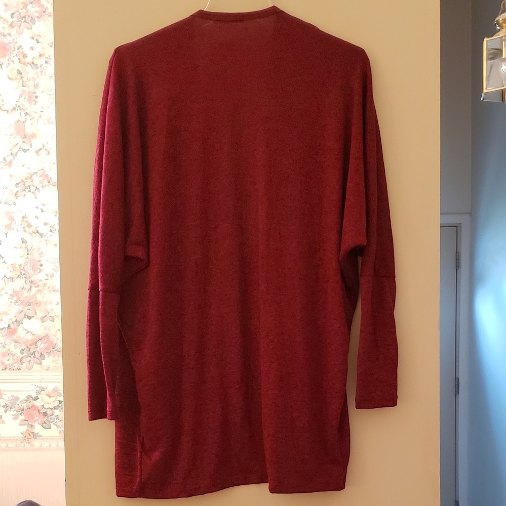 Burgundy Cardigan - Picture 2 of 6